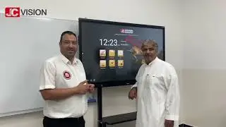 JCVision Interactive Smart Board Interactive Flat Panel Display used in the Jeddah schools of Saudi