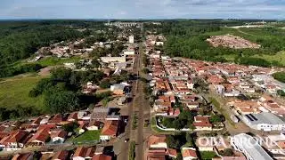 OBA DRONE voando sobre distrito de Campos de Holambra