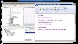 Create an Informatica SQL Data Service - Part 1