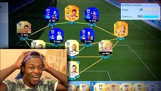FIFA 16 - 99.99% IMPOSSIBLE 191 RATED FUT DRAFT COMPLETED!!! BREAKING FUT DRAFT WORLD RECORDS !