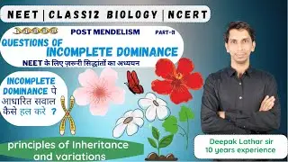 How to Solve Questions of INCOMPLETE DOMINANCE🧬 | Monogenic Quantitative Inheritance |