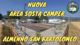 NUOVA AREA SOSTA CAMPER ALMENNO SAN BARTOLOMEO (BG) I T #camper #bergamo #travel #viaggioincamper