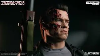 T-800 (Ver. 3) Battle Damaged (Mechanical) Life-Size Bust by Queen Studios