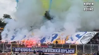 FC Carl Zeiss Jena 2:1 FC Rot-Weiß Erfurt 08.10.2017 | Choreos, Pyro & Support