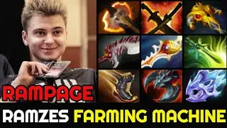 RAMZES 1300GPM Super Farming Machine vs 460 games Anti Mage SPAMMER 7.27 Dota 2