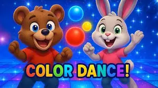 Have a Blast Learning Colors with the Energetic Dance and Freeze Song!