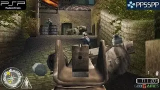 Call of Duty: Roads to Victory — игровой процесс на PSP в разрешении 1080p (PPSSPP)