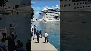 Cruise Ship Tilts Dramatically in Port &ndash; Shocking Moment Caught on Camera