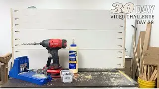 We're painting again and building a lot of drawer boxes! // 30 Day Video Challenge - Day 29