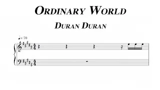 Duran Duran - Ordinary World Sheet Music