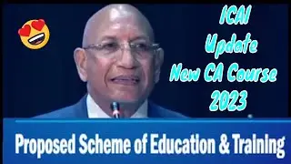ICAI New Important Update - New CA Course Scheme 2023😱 By CCM CA Prakash Sharma @Ankitcatalks