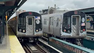R143/R160 J & L train action at Chauncey Street