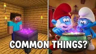 Do Minecraft and The Smurfs have a few things in common?