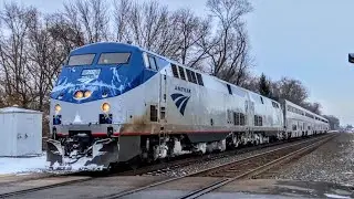 [4K] AMTK 202 Leads A VERY LATE AMTK 29 In Mishawaka, IN! 12/17/20
