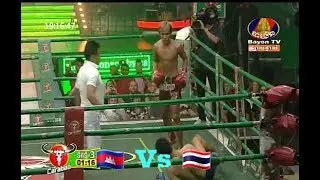 Proeung Socheat(Khmer)Vs thai, bayon boxing,19/11/2017,