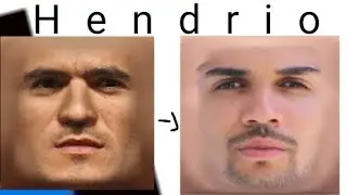 Hendrio face tutorial #hendrio #đtvn #pesppsspp 
