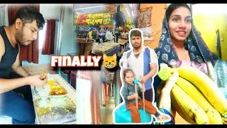 Finally *SASURAL* pahuch gayi | Day3 in First AC Train | Worst Experience in Train | DailyVlog