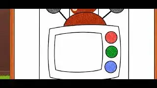 how to color in television?