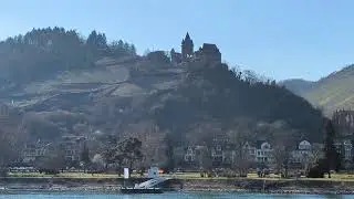 Stahleck Castle Rhine Valley Gorge Germany from our River Cruise