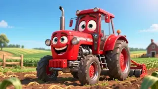 Toby the Tractor on the Farm | Fun Farm Song for Kids 🌾🚜 Nursery Rhymes & Learning Songs