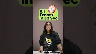 Learn All English Tenses In 30 Seconds 🕰️ #englishgrammar #englishwithananya #tenses #ananya