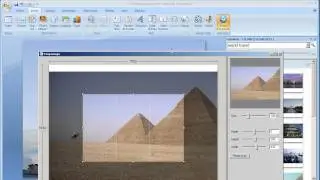 Demonstration of the image crop module in FotoWeb Desktop for Microsoft Office