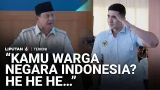 Momen Prabowo Sapa Verrell Bramasta: “Kamu Warga Negara Indonesia? Hehehe” | Liputan 6