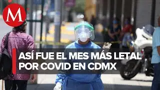 Enero fue el mes m&aacute;s letal por pandemia de covid-19 en CdMx