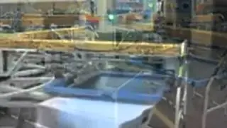 Carousel type textile screen printing machine