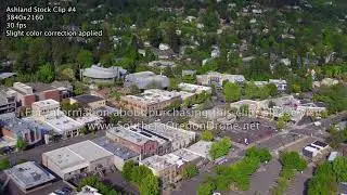 Ashland Oregon 4K Aerial Stock Video Clip #4 | Southern Oregon Drone