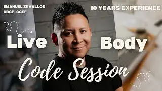 Body Code Live Session with Emanuel Zevallos CBCP, CGEF, CHt