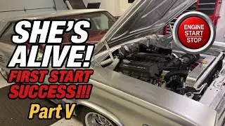 Mopar Hemi Restomod - First Start on The Hemi Swap! It Roars! - PART V