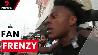 Police called in to control fan frenzy over American YouTuber IShowSpeed | 7NEWS
