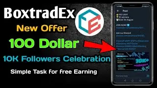 Boxtradex Hits 10k Followers & Announce 100$ Airdrop : Free Airdrop Today @BOX_VERSE