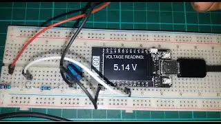 ESP32 TTGO T-Display Voltmeter