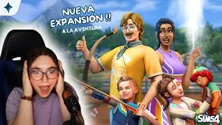 Los Sims 4 ¡A LA AVENTURA! 🏹Trampolines,toboganes...⛺| REACCIÓN AL TRAILER *todo lo que debes saber