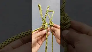 Two Loops Of Double Dragon Loop Knot. #knots #shorts