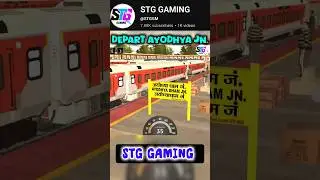 DEPART AYODHYA DHAM JN. 🤩  | INDIAN TRAIN SIM 2024 | TRAIN SIMULATOR | TRAIN GAMES | STG #shorts