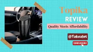 TopikaAuto Car Trash Bin with Lid 2 Pack, Car Garbage Can Storage Device