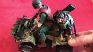 Custom Ferret/ATV with Joe Stickers slapped on for 1:12 Classified Cobra Troopers/Gi Joes!