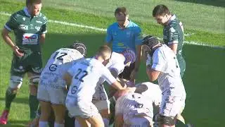 TOP 14 - Essai de Simon AUGRY (RCV) - Section Paloise - RC Vannes