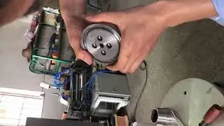 the adjusting ways for curling head for BKSC-6 paper tube curling machine