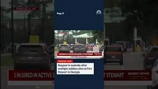 Suspect in custody after multiple soldiers shot at Fort Stewart in Georgia