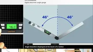 UTILMECCANICA LASERLINER ARCOMASTER 40 GONIOMETRO DIGITALE CON LIVELLA