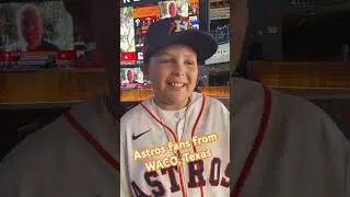 Astros fans from Waco, Texas #astros #mlb