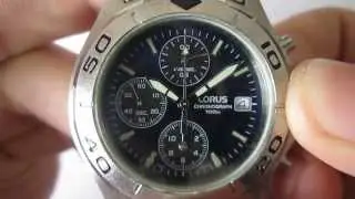 Stopwatch Hand Position Adjustment:LORUS CAL. YM92 1/20 SECOND CHRONOGRAPH
