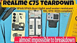 Разборка и тест на прочность Realme C75 &mdash; прочный смартфон с поддельными камерами