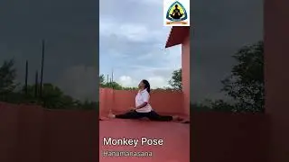 Hanumanasana / Monkey Pose🐵 #hanumanasana #hanumanasanavariation #monkeypose🐒 #sathyamyogacbe