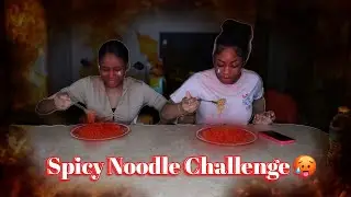 Spicy Noodle Challenge 🫣🔥 (EXTREMELY FUNNY😂‼️)