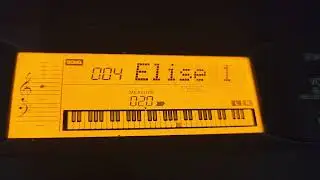 YAMAHA DEMO SONG 004 - Fur Elise 1 (PSR-E363)
